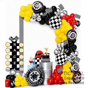 SET DE GLOBOS ARCO XL CARRERAS 60 UNIDADES (S599-5)